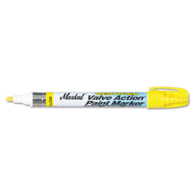  VALVE ACTION PAINT MARKER YELLOW CERTIFIED