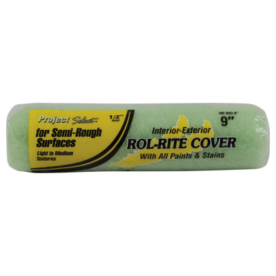  9 in. ROL RITE PAINT ROLLERCOVER 1/4 in. NAP