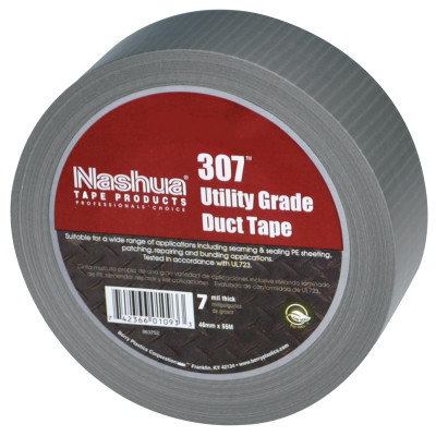  NASHUA 307 SILVER UTILITY GRADE 7 MIL DUCT TAPE
