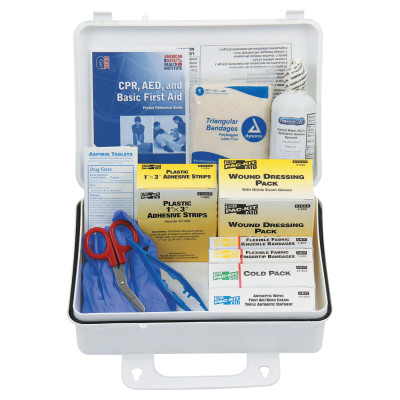  WEATHERPROOF PLASTIC 25PERSON IND. FIRST AID K