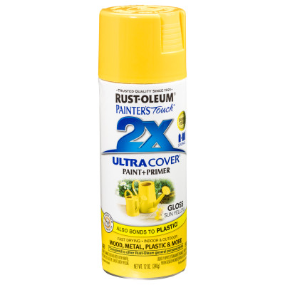  12 OZ SUNNY YELLOW PAINTERS TOUCH ULTRA COVER