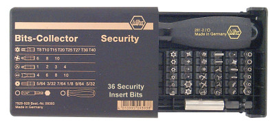  39 PC. SECURITY BITS COLLECTOR SET